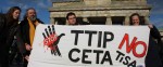 I Tyskland marsjerer hundretusener mot TTIP og CETA.