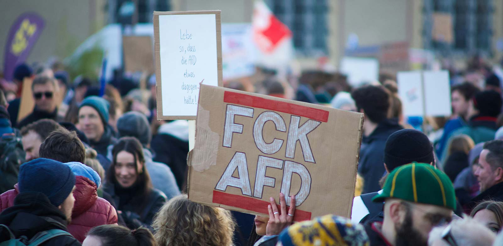 Fra en av mange demonstrasjoner mot AfD i Tyskland. Illustrasjonsfoto: Christian Lue, Unsplash