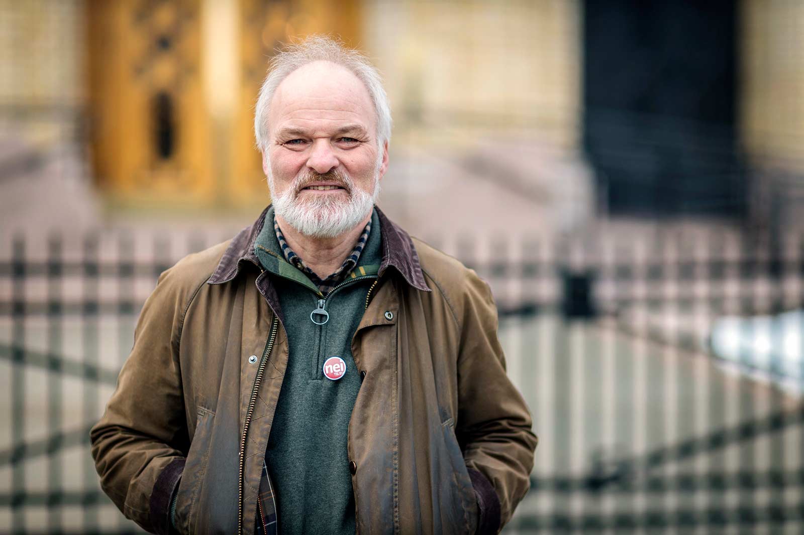 Einar Frogner er leder av Nei til EU. Foto: Nei til EU