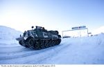 Cold Response - panserstyrker krysser riksgrensen til Sverige.