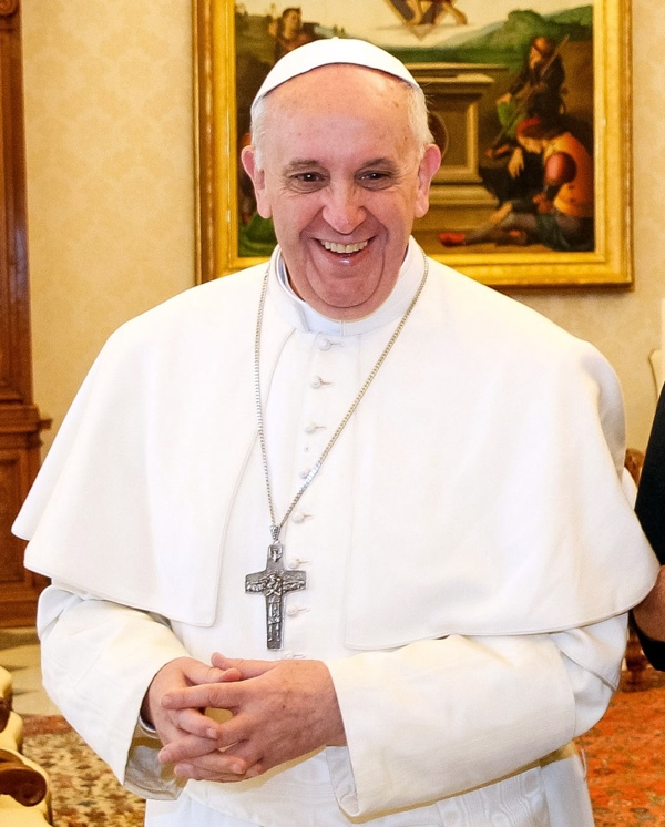 Pave Frans I. Foto fra wikipedia